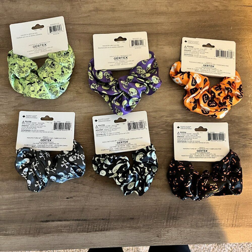 NEW Halloween Scrunchies NWT - Picture 2 of 8